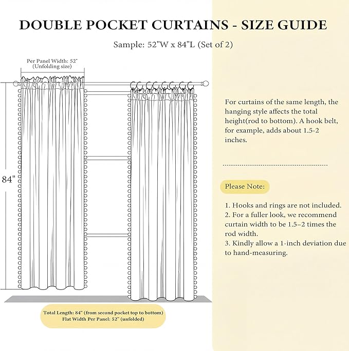 NICETOWN Blush Pink Velvet Curtains 96" Long - Image 8