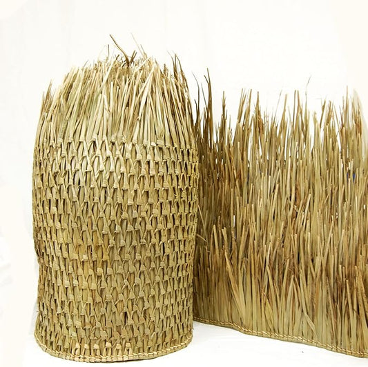 Forever Bamboo Mexican Palm Thatch Roof Runner Roll Duck Blind Grass Tiki Hut by FOREVERBAMBOO