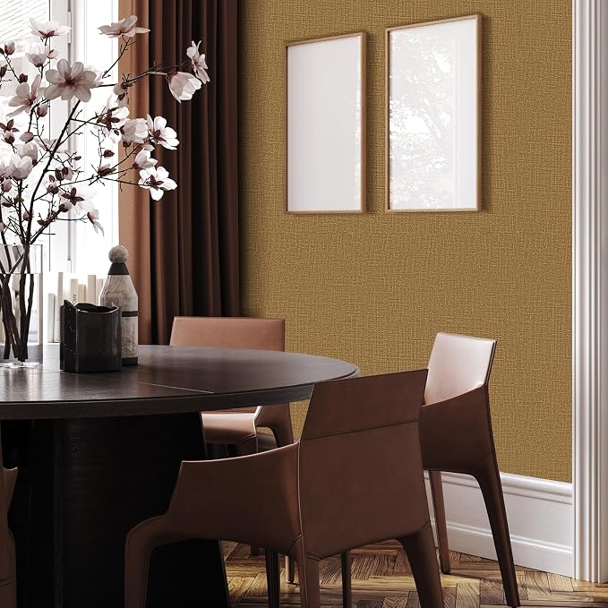 WADILE Grasscloth Peel and Stick Wallpaper 15.7in x 787.4in, Textured Contact - Image 4