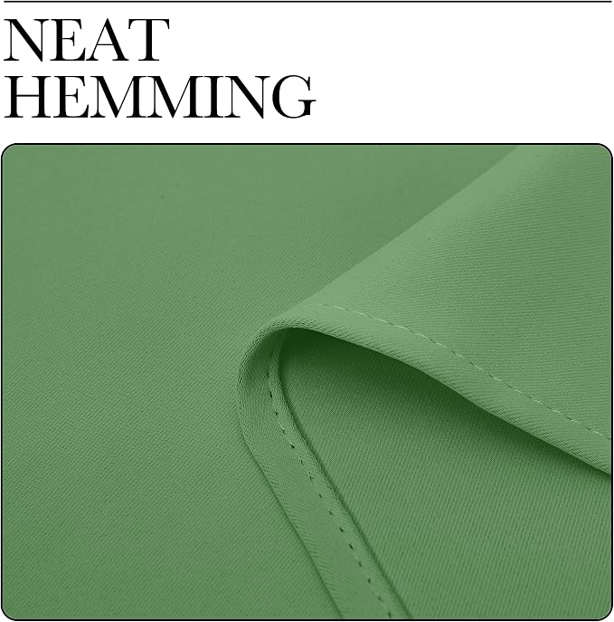 NICETOWN Froest Green Blackout Curtains 72 inches Length - Image 6