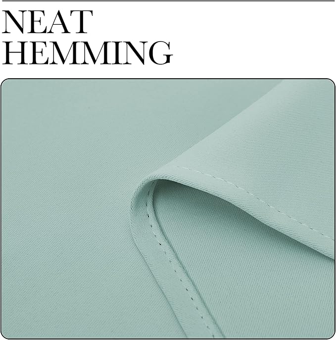 NICETOWN Window Curtain Panels, Thermal Curtains Insulated Solid Grommet - Image 8