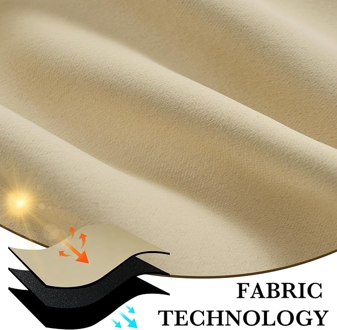 RYB HOME 100% Blackout RV Camper Curtains, Thermal Insulated Total Room - Image 7