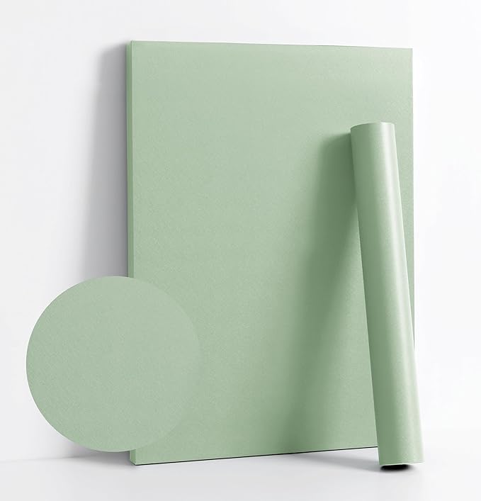 Dimoon 236''x17.7'' Green Peel and Stick Wallpaper Contact Paper Modern Self by DIYYOURMOON