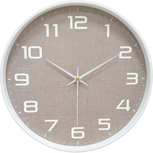 8 Inch Modern Wall Clocks Battery Operated by MABPEDO