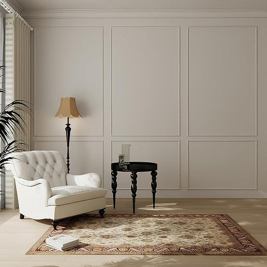 Pangda Peel and Stick Wall Molding Kit, 3D Premade Accent Molding Wainscoting by Pangda