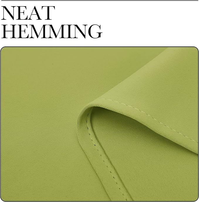 NICETOWN Fresh Green Blackout Curtains 86 inches Length - Image 6