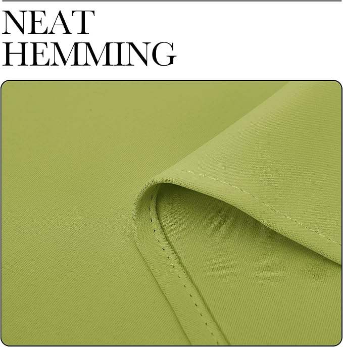 NICETOWN Fresh Green Blackout Curtains 102 inches Length - Image 6