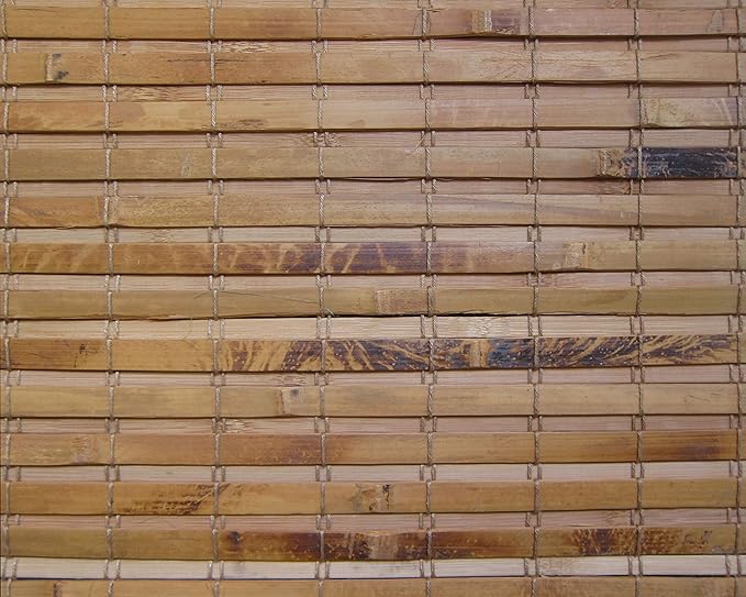 Cordless Woven Wood Roman Shades, 37W x 48H, Hatteras Camel, Sizes 20-72 Wide - Image 7