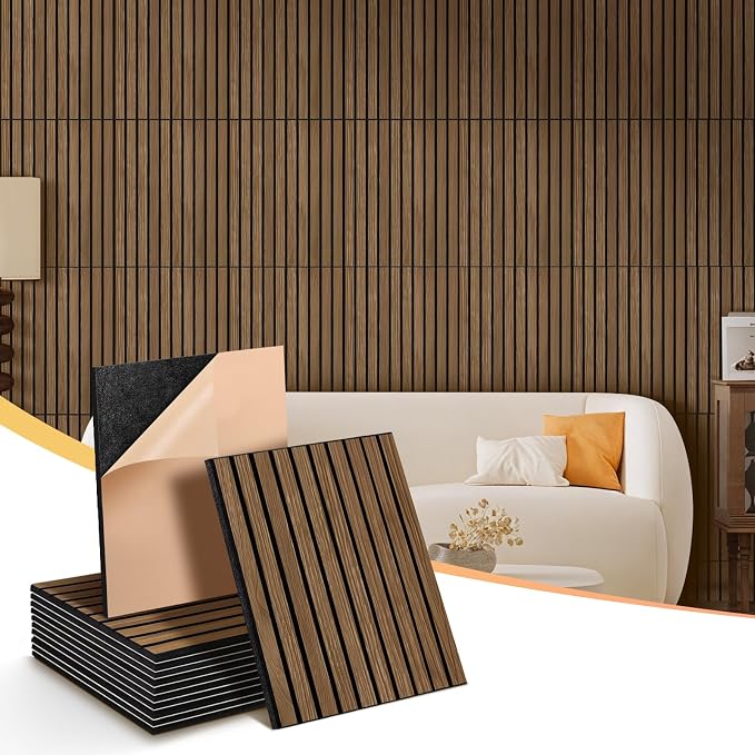 Acoustic Wall Panels 12 Pack, Covers 16 Sq Ft by laapee