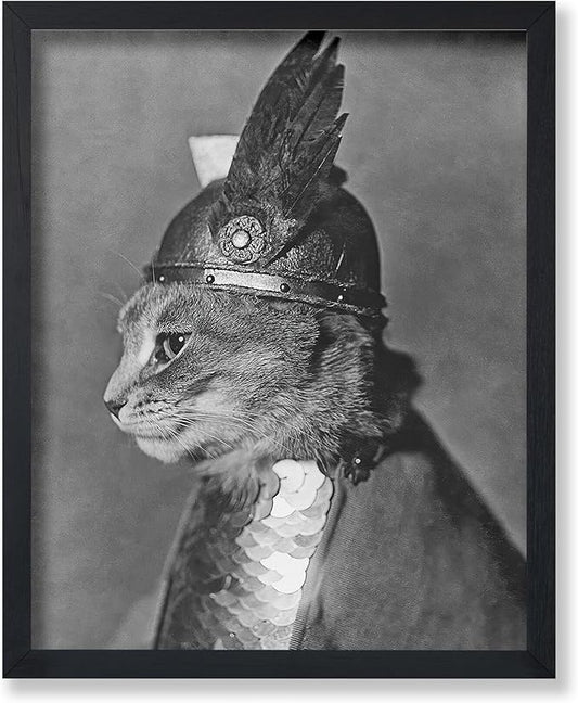 Poster Master Vintage Armored Cat by PosterMaster