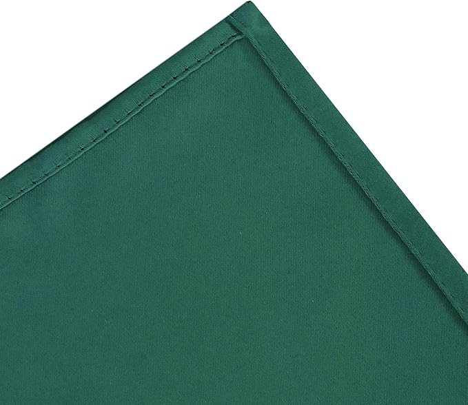 LEMOMO Dark Green Blackout Curtains/42 x 84 Inch/Set of Two Panels Grommet - Image 8