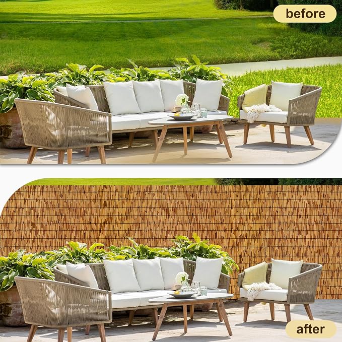 Reed Fencing Rolls, Bamboo Screens Outdoor - Image 8