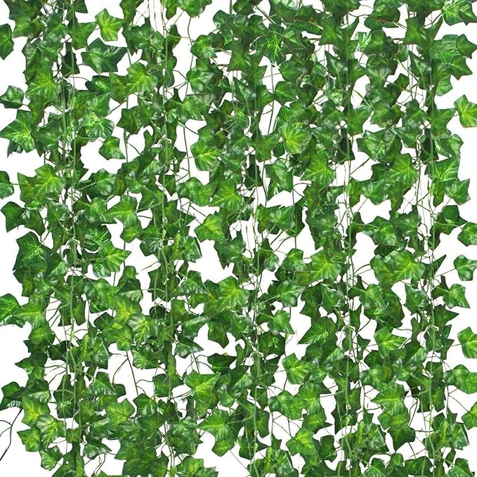 Fake Vines for Room DecorArtificial Plant Ivy Garland 1 Stand 50FT Long Hanging by Comtelek