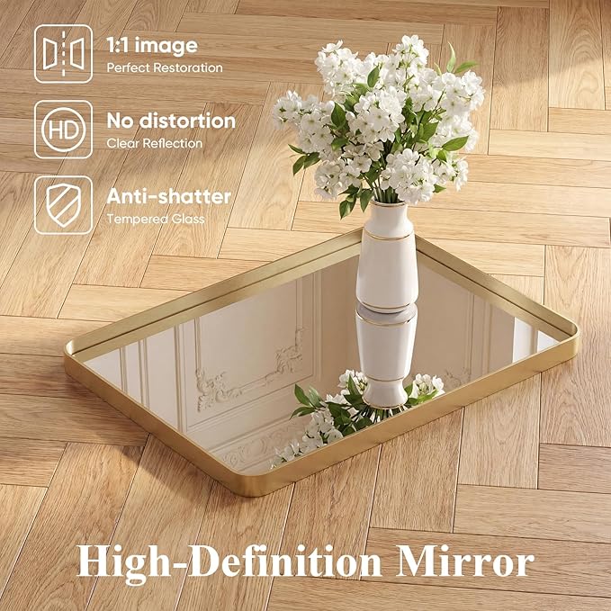 NEWBULIG 24X30 Inch Bathroom Mirror - Image 3