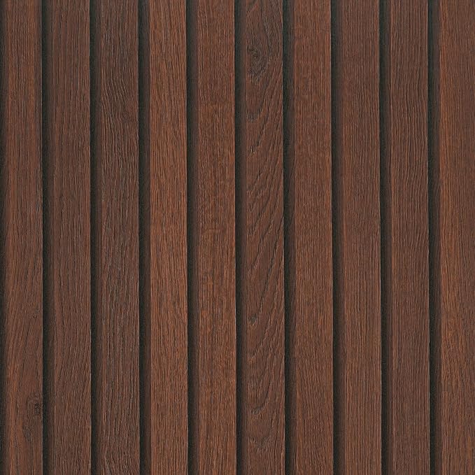 VEELIKE Walnut Wood Slat Peel and Stick Wallpaper Wood Contact Paper by VEELIKE