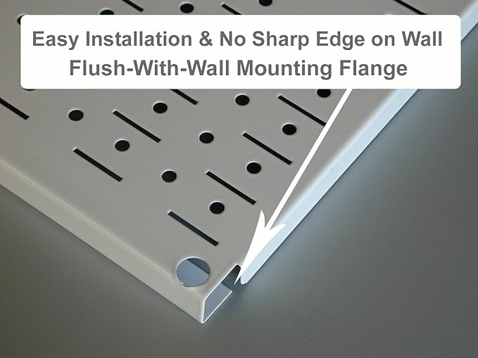 Wall Control Pegboard 32in x 16in Green Metal Pegboard Tool Board Panel - Image 7