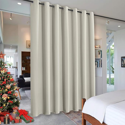 RYB HOME Privacy Curtain for Sliding Glass Door, Light Block Noise Reduce by RYBHOME