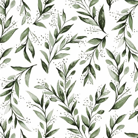 Livebor Green Leaf Wallpaper Peel and Stick Olive Leaf Contact Paper 17.7inch x by LiveborDirectWallpaper