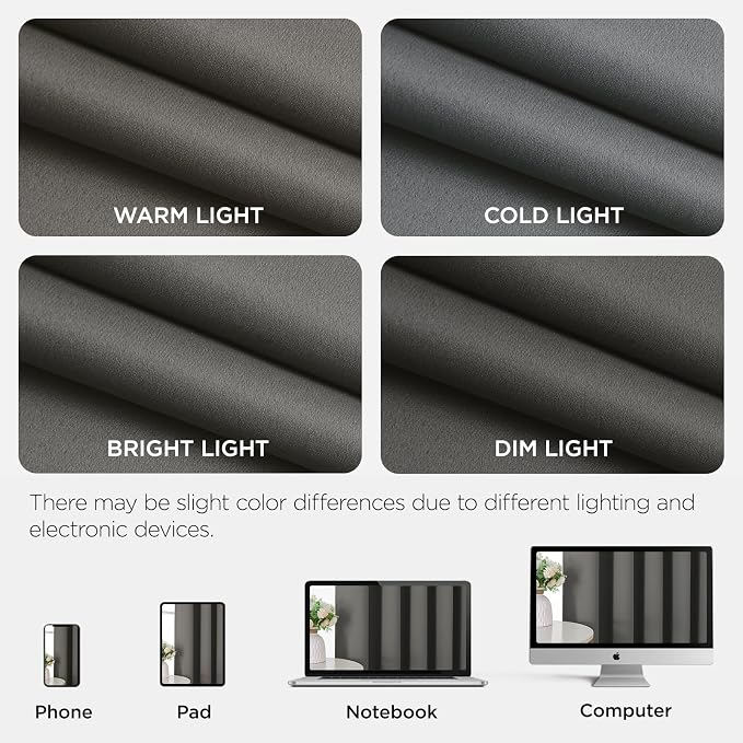 Joydeco Blackout Door Curtain for Doorway Privacy 96 Inches Long, Grommet - Image 8