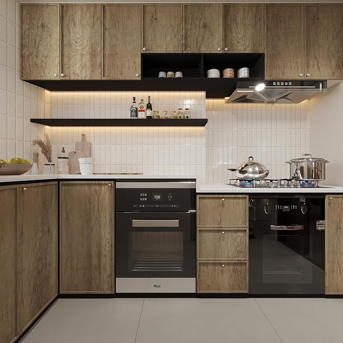 Brown Wood Contact Paper for Cabinets Drawers Wood Grain Vinyl Wrap 3D Wood - Image 6