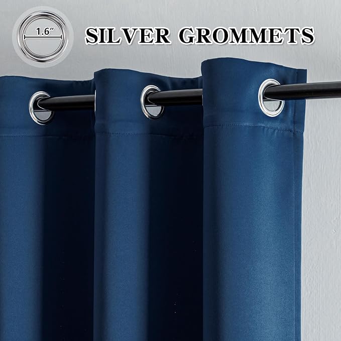 IGEMAEVE 100% Blackout Curtains - Image 2