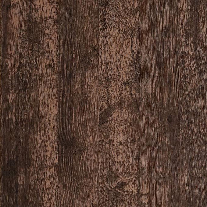 Dimoon Wallpaper 17.7" x236'' Wood Peel and Stick Wallpaper Removable Brown by DIYYOURMOON