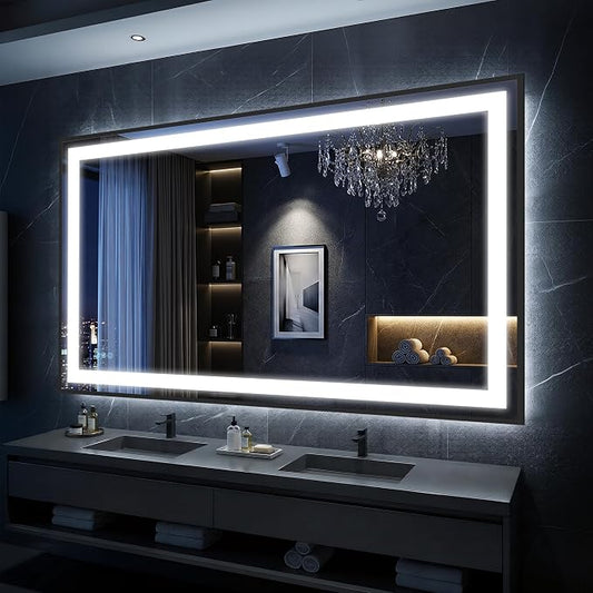 Antok 55X40 LED Bathroom Mirror by AntokMirror