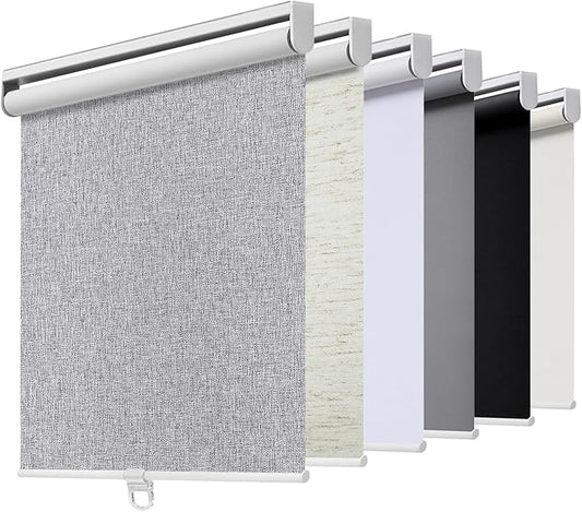 Cordless Roller Shades Blackout Blinds by AOSKY