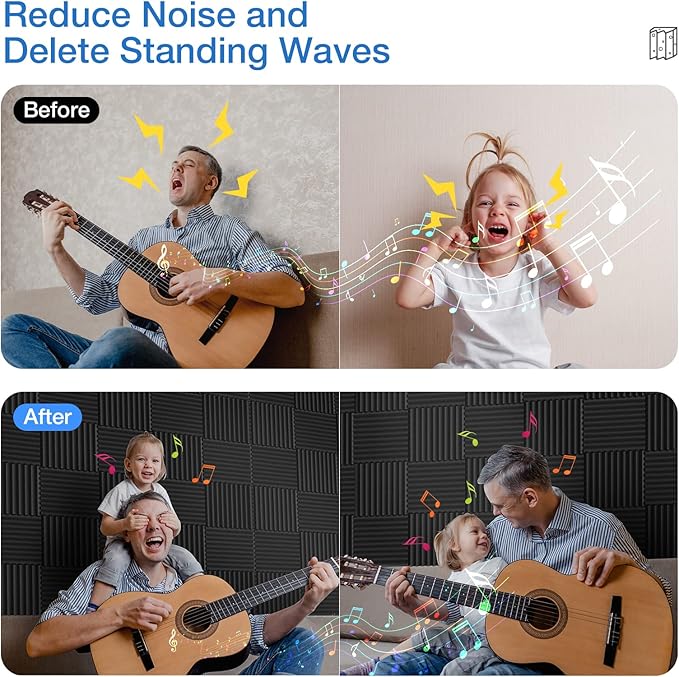 48 Pack Sound Proof Foam Panels - Image 5