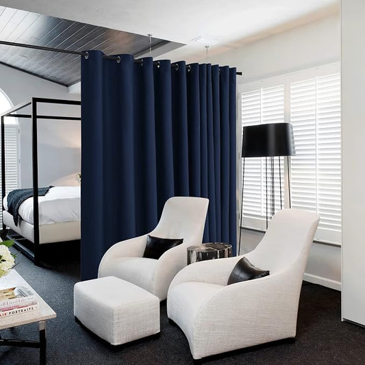 NICETOWN Room Dividers Curtains Screens Partitions, Premium Heavyweight Laundry by NICETOWN