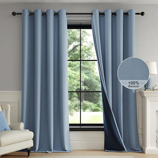 FMFUNCTEX 100% Blackout Curtains by Fmfunctex