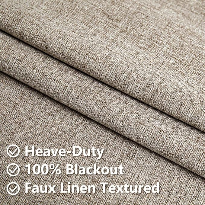 IGEMAEVE 100% Blackout Curtains - Image 2