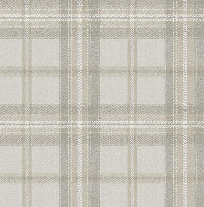 NextWall Harry & Grace Herringbone Plaid Premium Matte Non-Woven Peel and Stick by NextWall