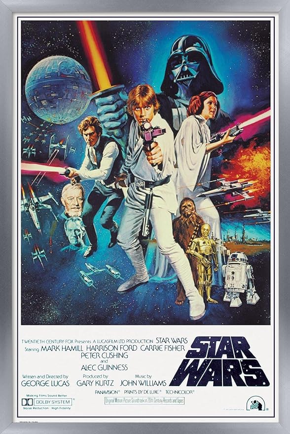 Trends International 24X36 Star Wars-V One Sheet Wall Poster, 25.8" x 37.8" x 1" by TrendsInternational