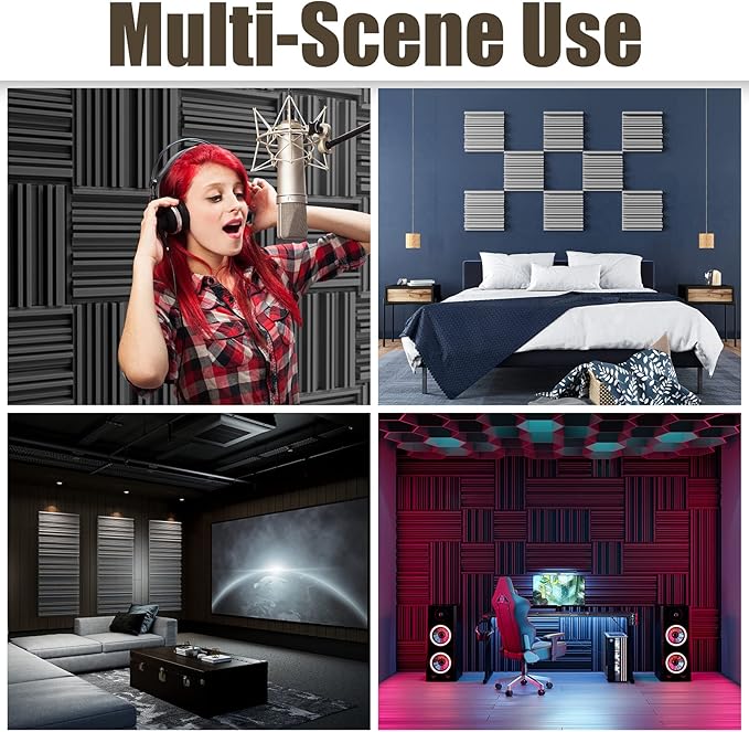12 Pack Sound Proof Foam Panels - Image 6