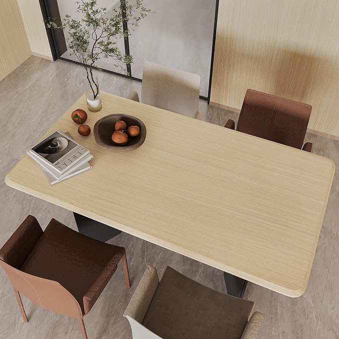 BOMENG White Oak Wood Contact Paper Peel and Stick Light Oak Wallpaper - Image 2