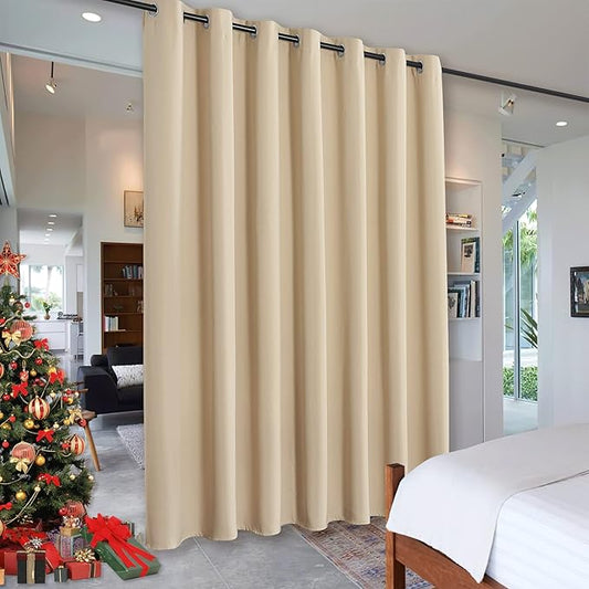 RYB HOME Wall Divider Curtain for Living Room, Noise Reduction Privacy Curtain by RYBHOME