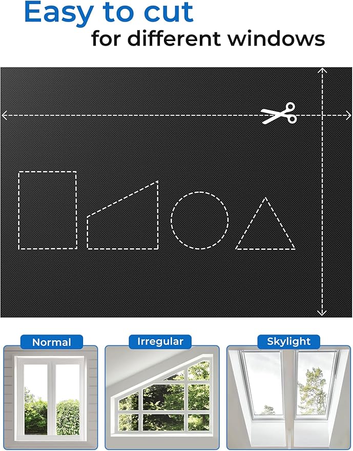 Sumobaby Blackout Curtains for Bedroom Portable 43"x84", No Drill Blackout - Image 5