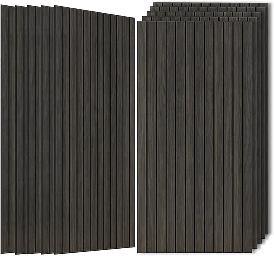 Wood Veneer Sound Panels, 10 Pack 47.2”x23.6” Wall Panels, Decorative Acoustic by AUTORIFIC