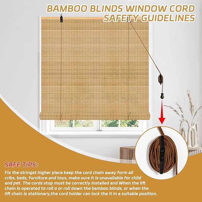 Bamboo Blinds for Door Window - Image 5