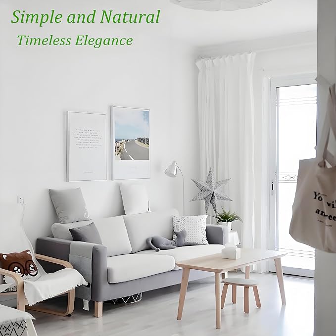 Safiyya 197"x17.7" White Peel and Stick Wallpaper Contact Paper Waterpoof - Image 3