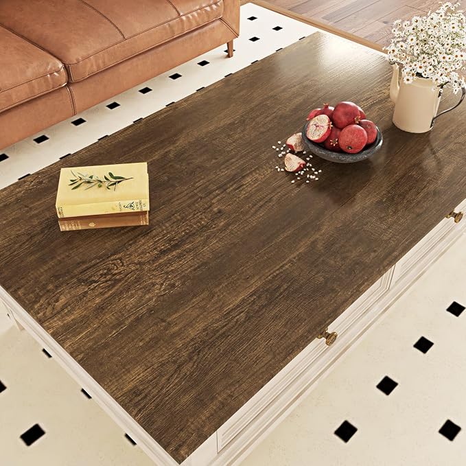 WESTICK Wood Contact Paper Peel and Stick Wallpaper Wood Vinyl Wrap Distressed - Image 2