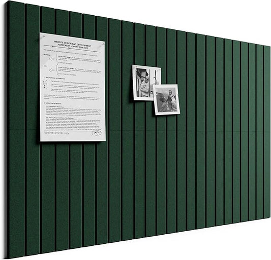 Bumusty Large Cork Board Alternative-36 x 24" Felt Bulletin Board Tiles by BUMUSTY
