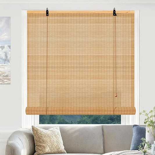 Bamboo Blinds for Interior Windows 36 Wide by Vteyeya