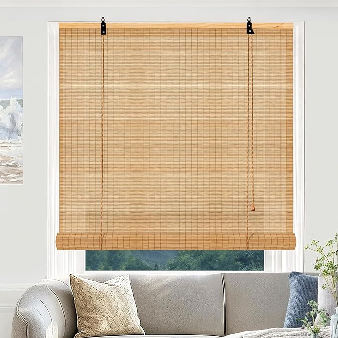 Bamboo Blinds for Door Window by Vteyeya