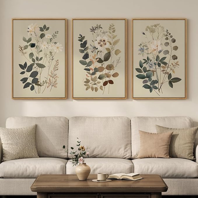 Framed Vintage Botanical Wall Art by Cuspin