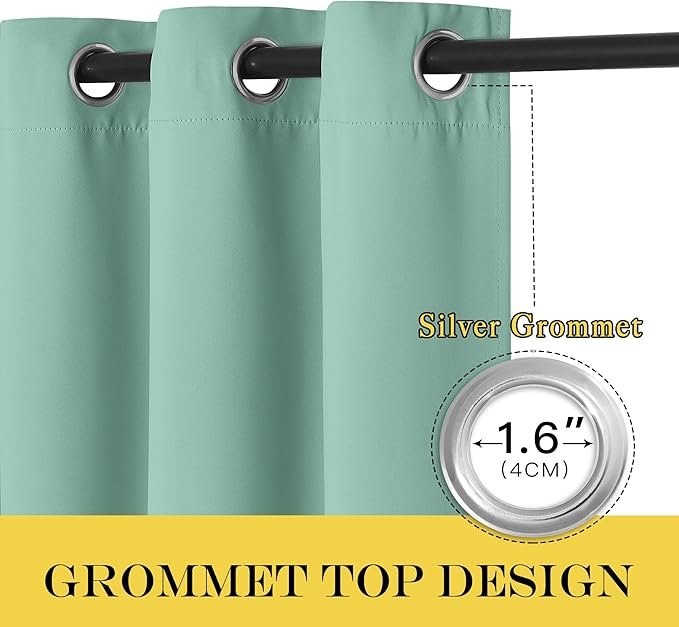 NICETOWN Door Curtain for Closet Doors 80 Inches Long 1 Panel, Room Divider - Image 5