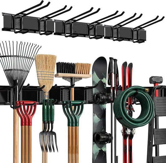 TIDYME Garage Wall Organizer | 48" Heavy-Duty Tool Storage Rack | Adjustable by Tidyme