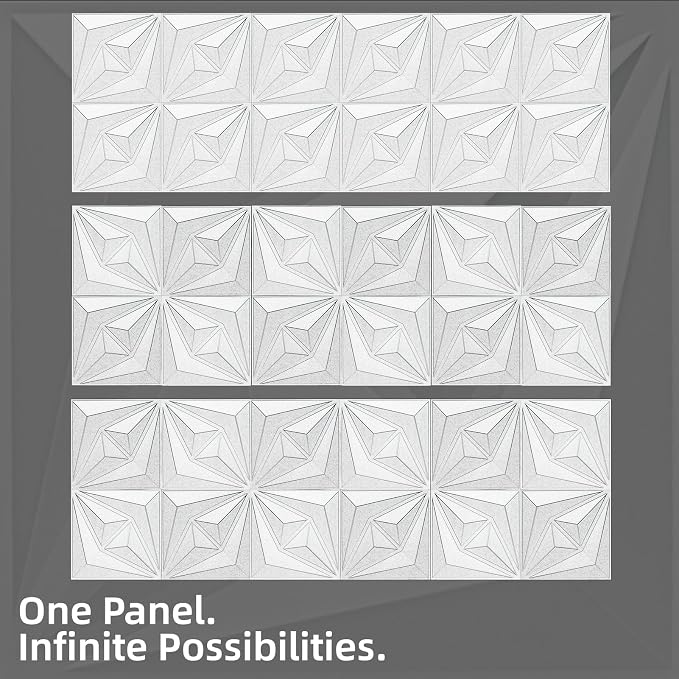 AMZDEPOT 50 Pack 3D Wall Panels - Image 2