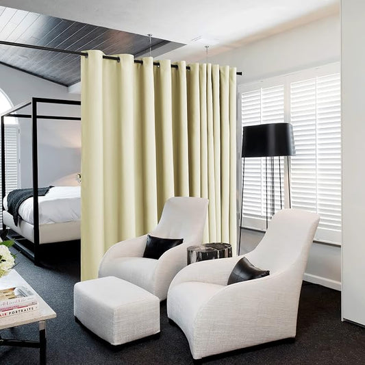 NICETOWN Closet Door Heavy Curtain, Room Dividers Shade Screens Partitions by NICETOWN